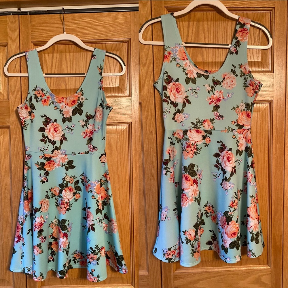 Spring floral dress